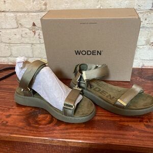 Woden Women's Olive Sandals